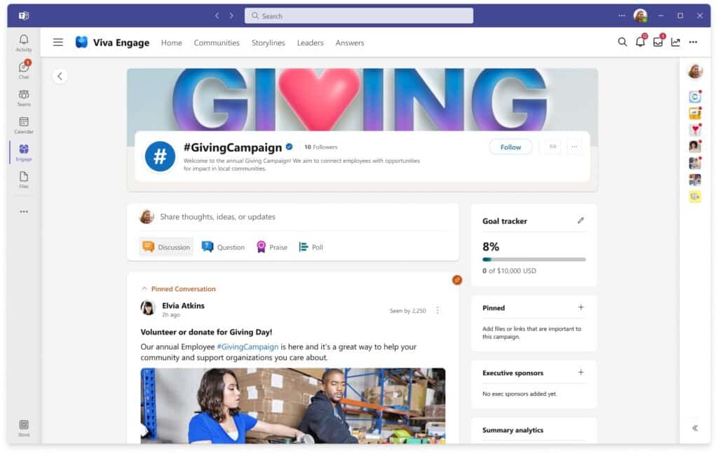 Microsoft Viva Engage Yhdist Ty yhteis n Solu Digital