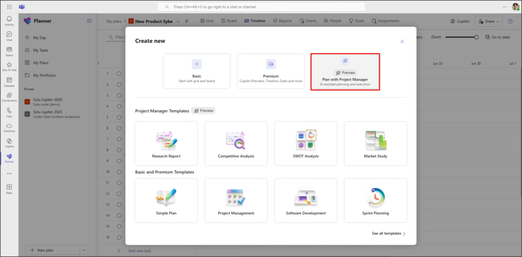 Project Manager Agent adapts to your plans